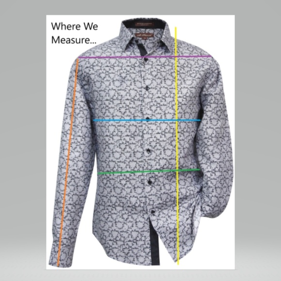 4X Mens Long Sleeve Big Tall Microfiber Shirt 4XL - Picture 5 of 5